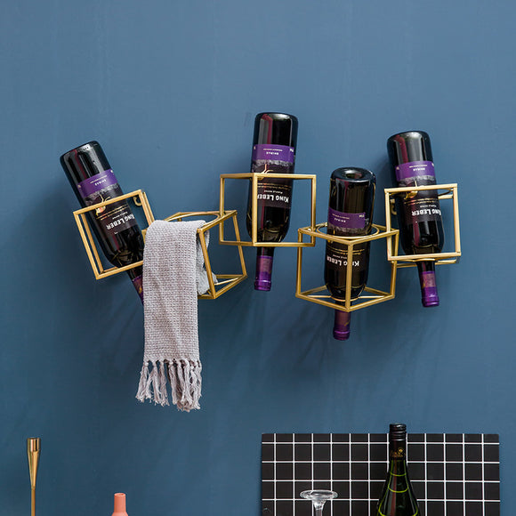 Cube Wall Wine Rack