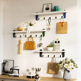 Nordic Wall Hook Shelf Rack