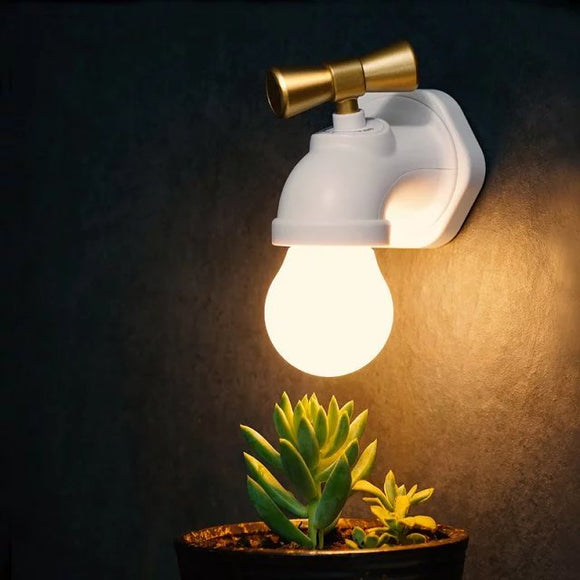 Smart TapLight Creative Faucet Night Light USB Charging LED Light Novelty Gift