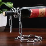 Magic Rope Chain Wine Bottle Holder Rack