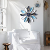 Nordic Style Leaf Petal Wall Clock