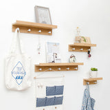 Coat or Key Hanger Wall Rack Hooks