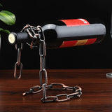 Magic Rope Chain Wine Bottle Holder Rack