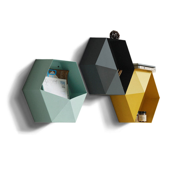 Creative Hexagon Deco Rack