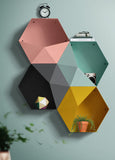 Creative Hexagon Deco Rack