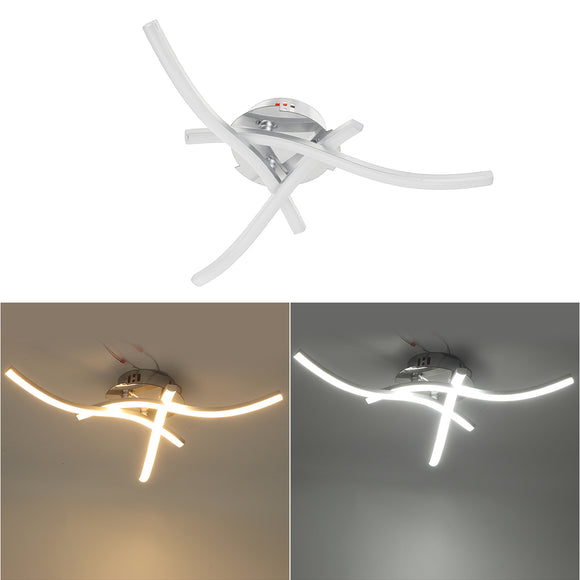 Contemporary LED 3 Wave Ceiling Lights