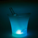 7 Colors LED Light Ice Bucket  Drinks Ice Cooler Bar Party 5L