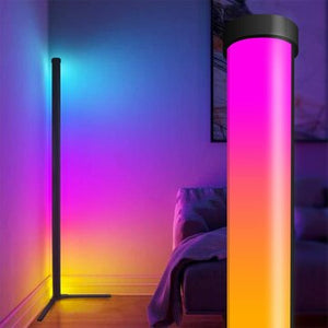 RGB LED Floor Corner Lamp Light with Remote Control