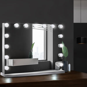 Hollywood Frameless Makeup Mirror With 15 LED 58cm x 46cm