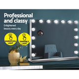 Hollywood Frameless Makeup Mirror With 15 LED 58cm x 46cm