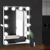 Hollywood Wall mirror Makeup Mirror With Light Vanity 12 LED Bulbs