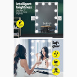 Hollywood Wall mirror Makeup Mirror With Light Vanity 12 LED Bulbs